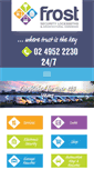 Mobile Screenshot of frostsecurity.com.au